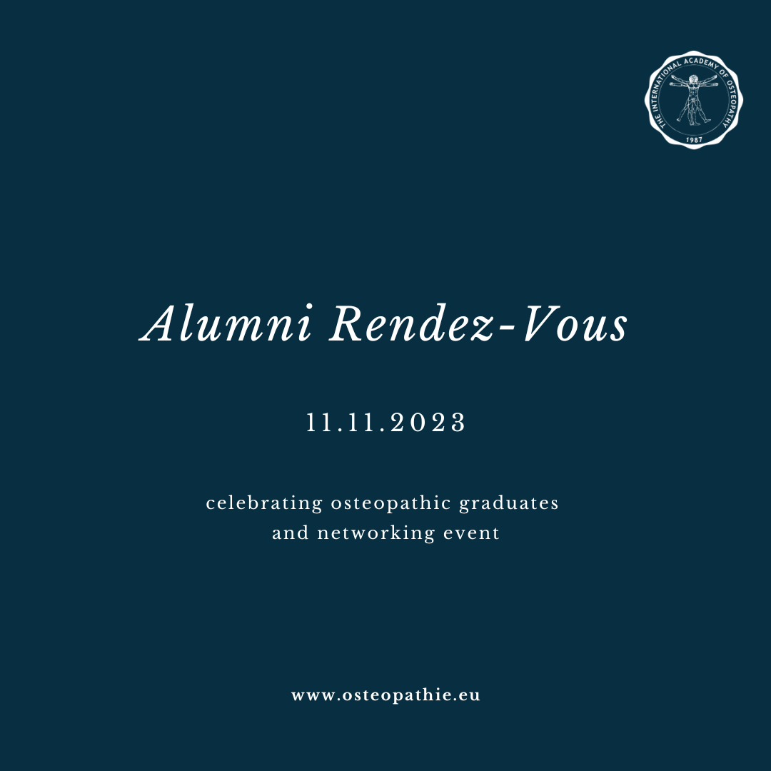 Alumni Rendez-Vous: Party for Osteopathy Graduates and Networking Event